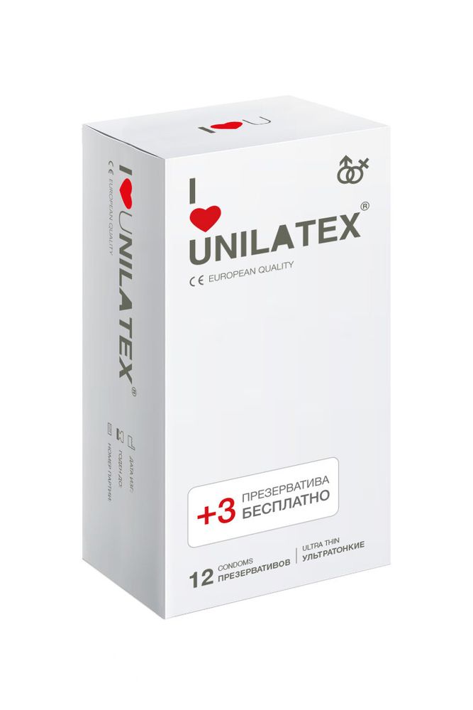 Презервативы Unilatex Natural ультратонкие 12шт