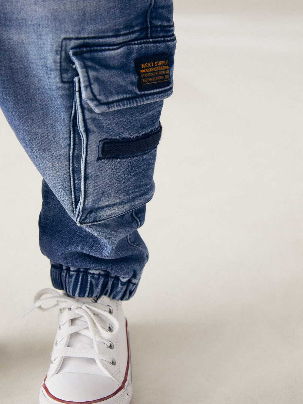 Джинсы карго для мальчика Next 971-047, Синий