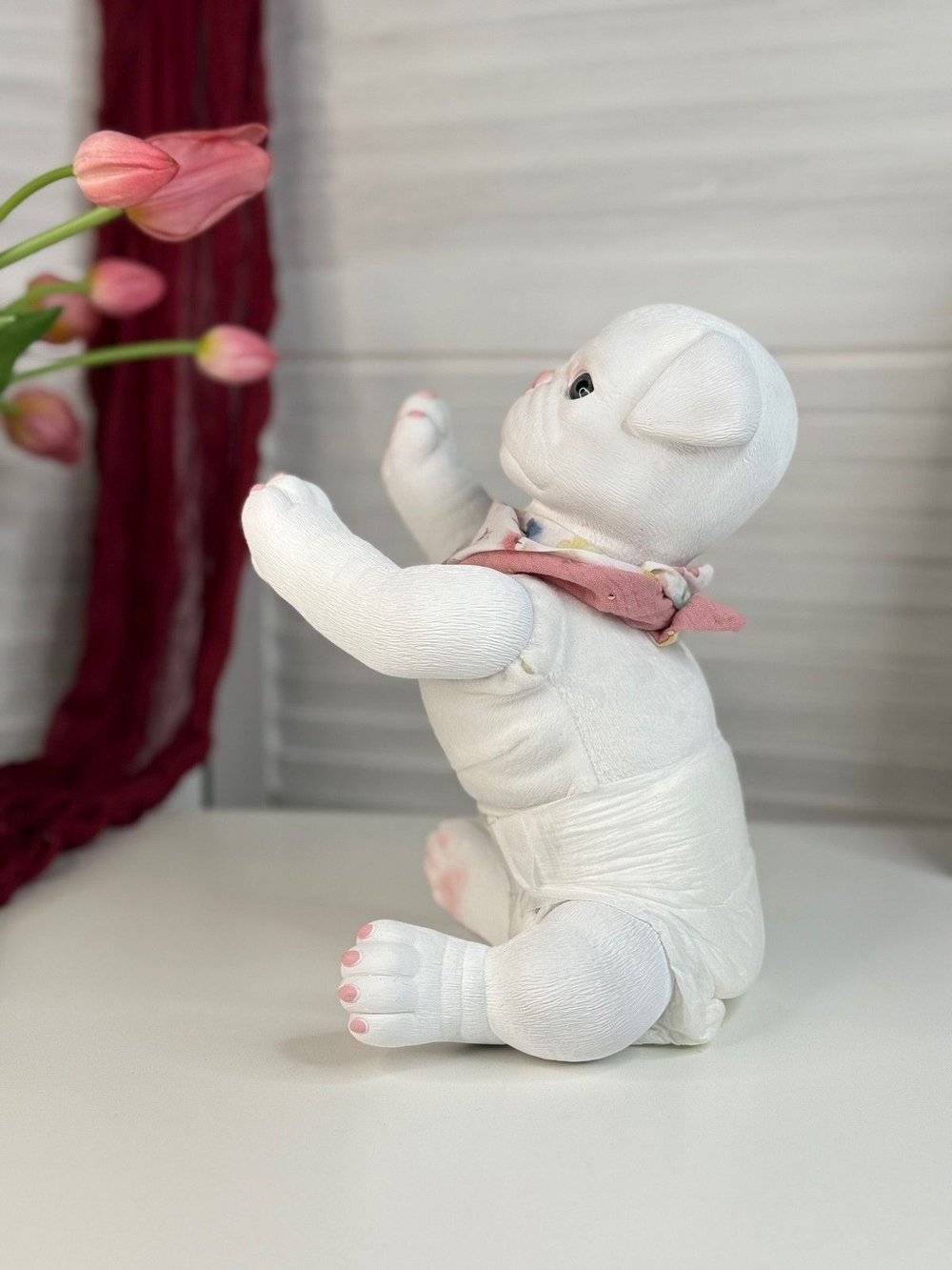 Игрушка мягконабивная 35см AniReal Бульдог (60111)