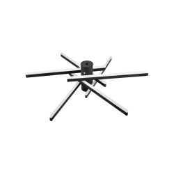 Светильник потолочный светодиодный Rivoli Violet 6180-201 LED 90Вт 3000-6000К чёрный с пультом | Rivoli