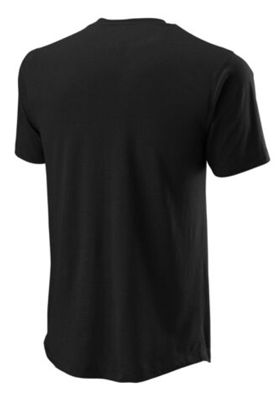 Мужская теннисная футболка Wilson Bela tech Tee II M - black