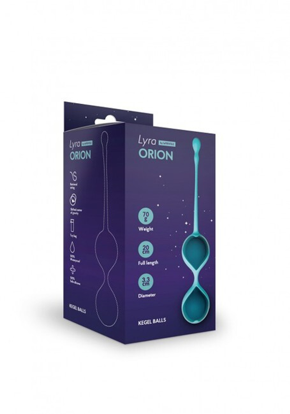 Шарики Кегеля со смещенным центом тяжести Orion ( морская волна) (Цвет: морская волна)