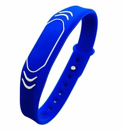 ЛКД-БСЗ-EM-С Проксимити браслет Em-Marine силиконовый с застёжкой синий 5 шт