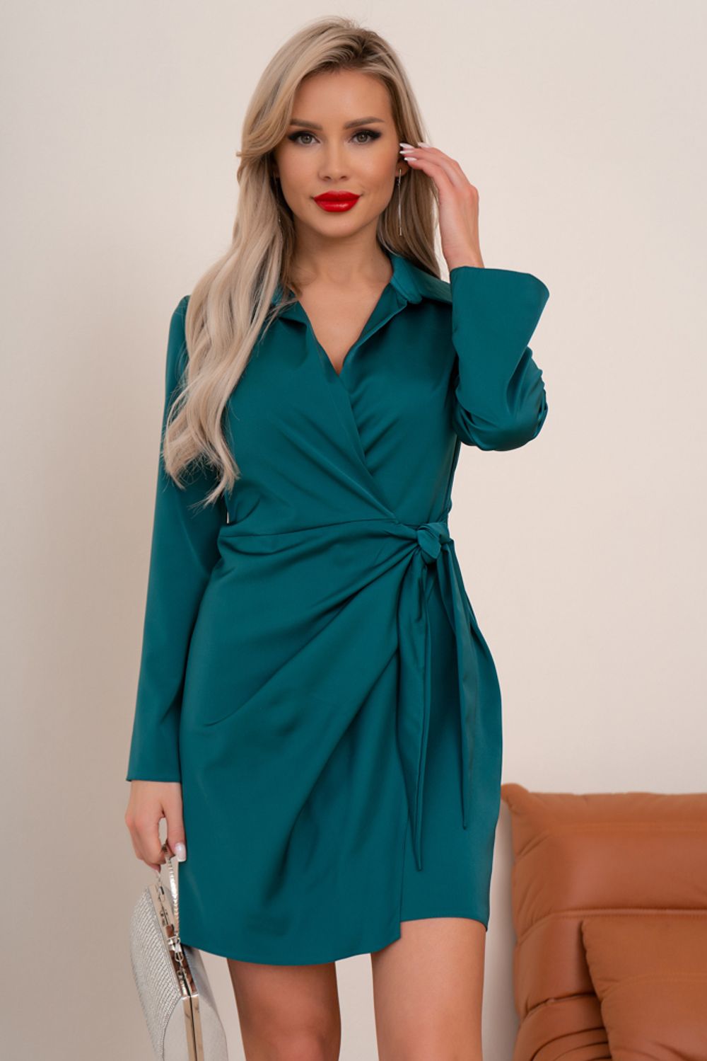 Платье Майли (изумрудный) Р11-1145 Nikol