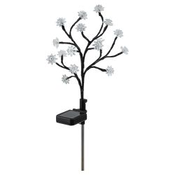 Светильник уличный ЭРА ERASF22-60 на солнечной батарее садовый Сакура 32 см | Садовые декоративные светильники