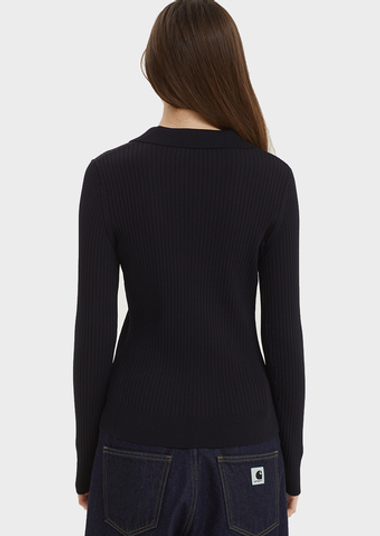 Рубашка-поло FRED PERRY Ribbed Knitted Polo Shirt