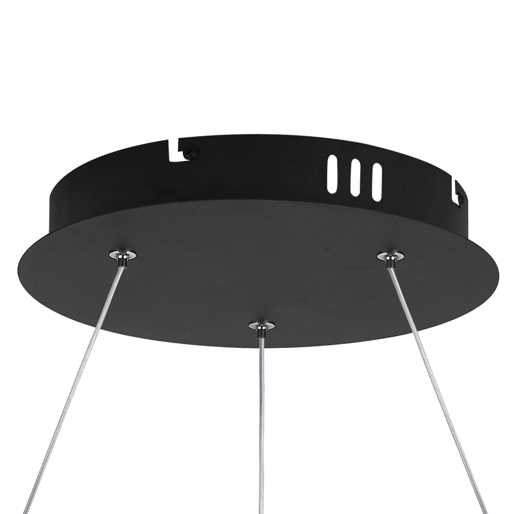 740467 Люстра DIVE LED 90W 4900LM G ЧЕРНЫЙ 3000-6000К