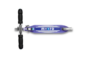 Самокат Micro Sprite LED Синие полоски