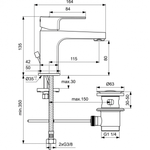 Смеситель Ideal Standard BC685AA для раковины