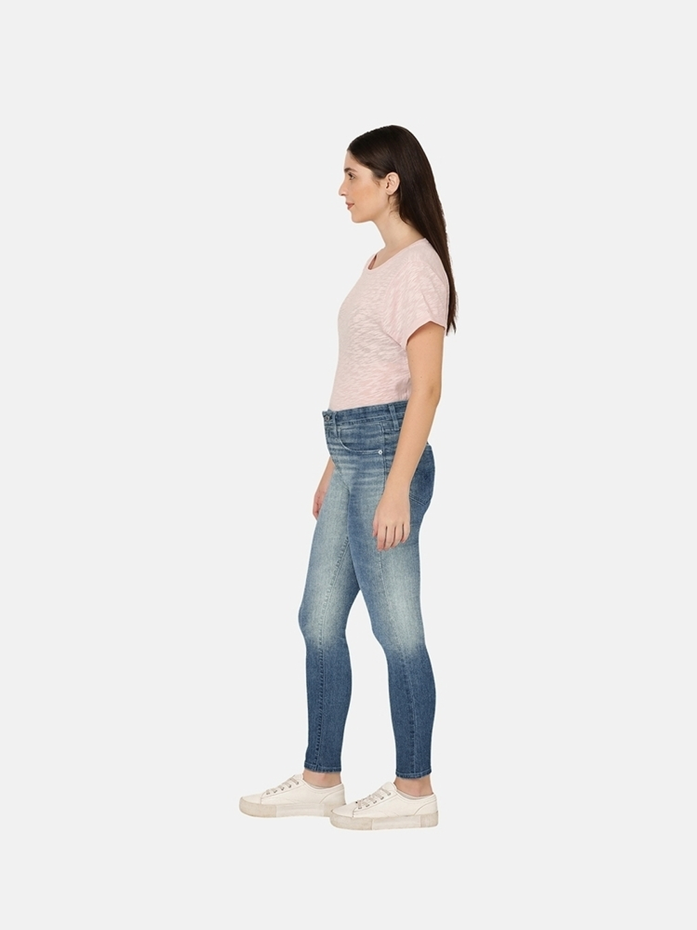 Женские облегающие джинсы с завышенной талией Levi's 721 High Rise Skinny 18882-0784