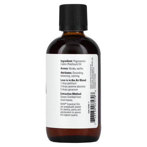 NOW Foods, Эфирные масла, пачули, 118 мл (4 жидк. унц.)