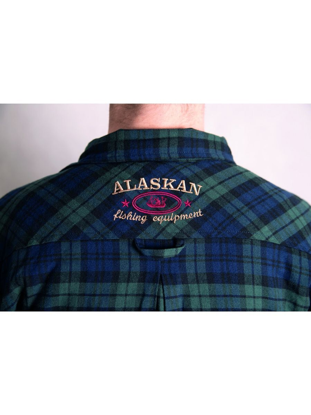 Рубашка мужская в клетку теплая с длинным рукавом  XXL