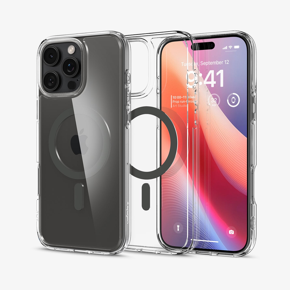 Чехол Spigen Ultra Hybrid Magsafe, graphite - iPhone 16 Pro Max