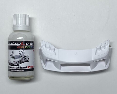Краска лаковая HobbyLink Сверхукрывистый Белый HP-9001