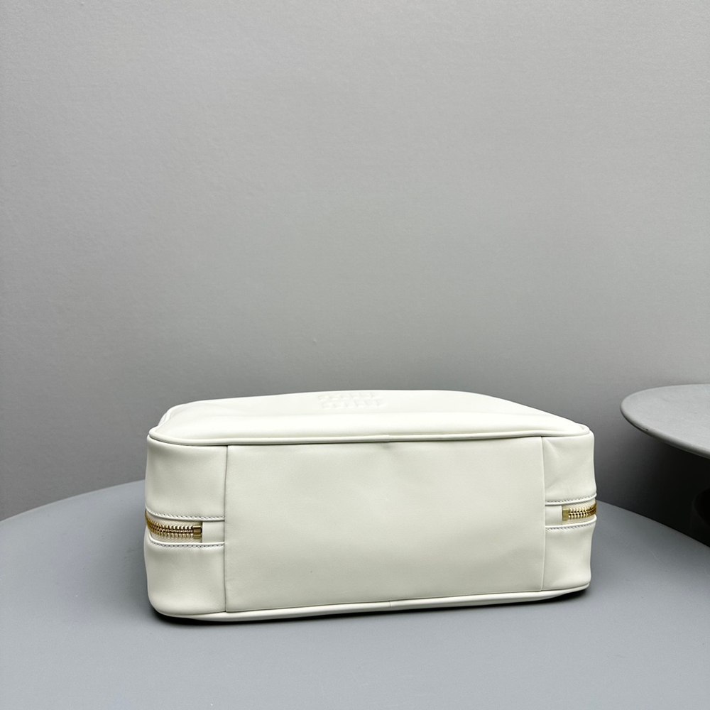 Miu Miu Leather Top Handle Bag 24 cm