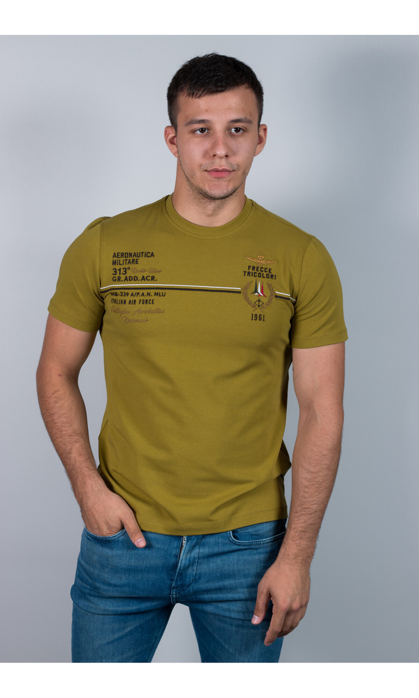 Футболка с логотипом AERONAUTICA MILITARE