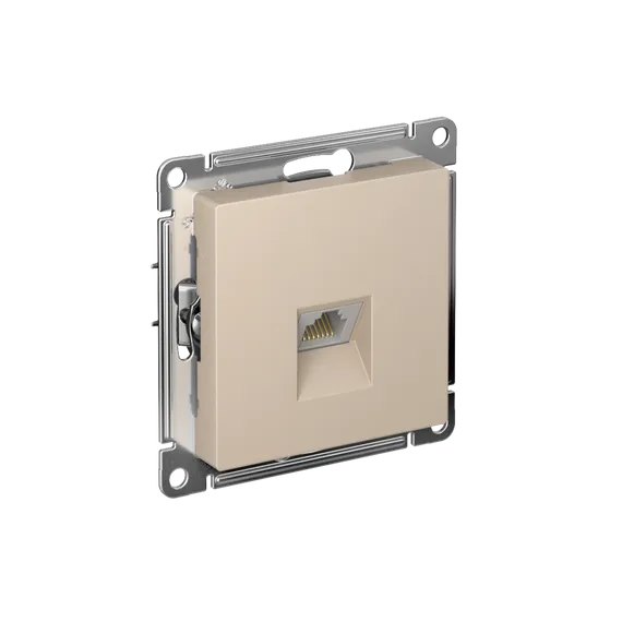 Розетка компьютерная AtlasDesign RJ45 кат.5E механизм песочн. SE ATN001283