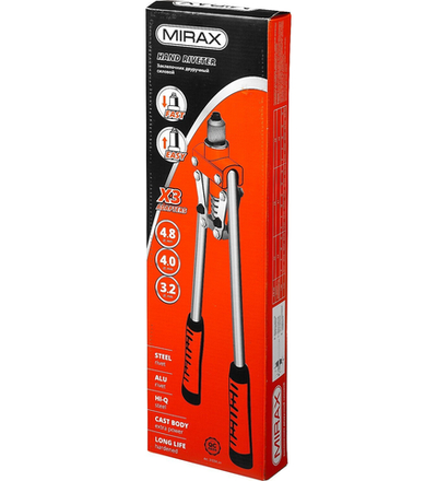 MIRAX 2.4 - 4.8 мм, 420 мм, двуручный заклепочник (31034)