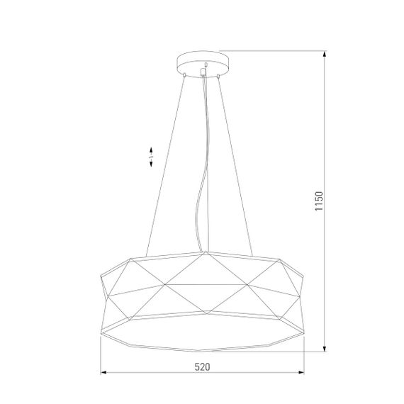 Подвесной светильник TK Lighting 3311 Kantoor White