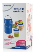Miniland Pack-2-Go HermiSized Термосумка, синяя