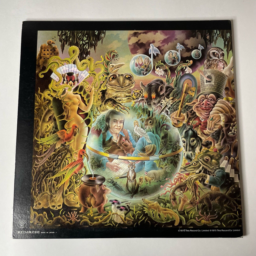 Винтажная виниловая пластинка LP Elton John Captain Fantastic And The Brown Dirth Cowboy (Japan 1975) (Obi) Полный Комплект Постер, Два Буклета