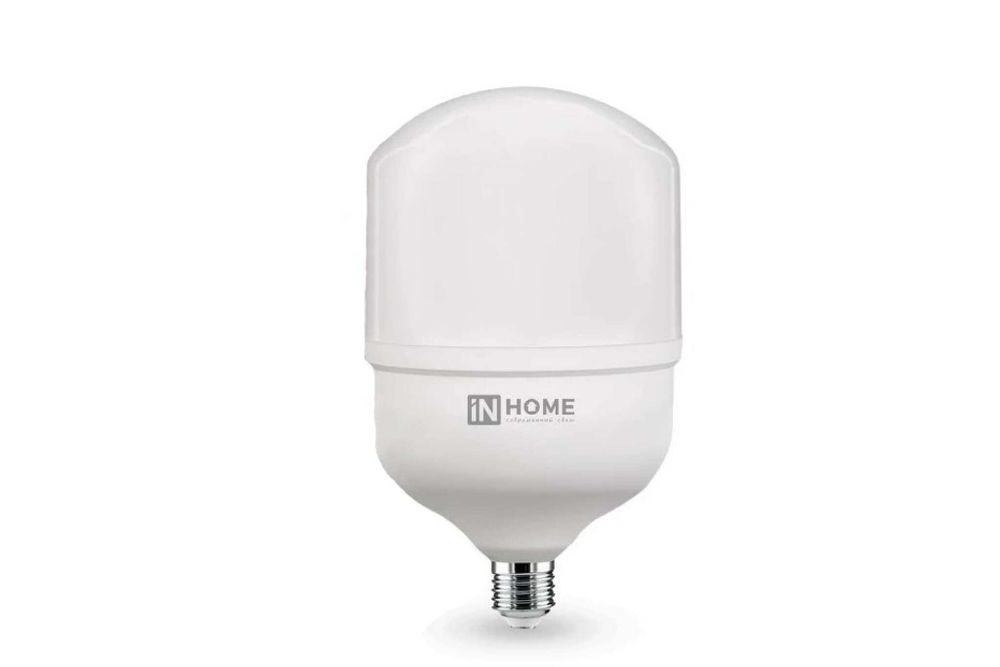 Светодиодная лампа IN HOME LED-HP-PRO 40Вт 230В Е27 с адаптером E40 6500К 3600Лм 4690612031101