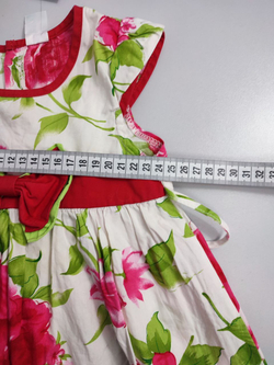 Платье цветочное на 6/12 месяцев