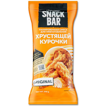 Панировочная смесь Snack Bar для хрустящей курочки 240 гр