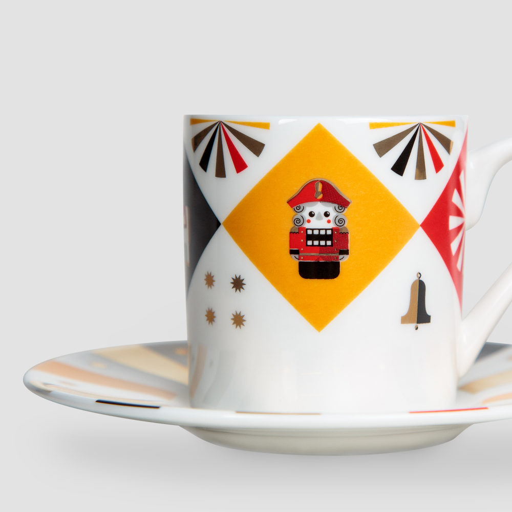 Кофейная пара «Щелкунчик» 120 мл в подарочной коробке