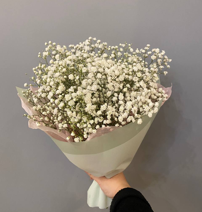 Букет из белой гипсофилы (7шт)