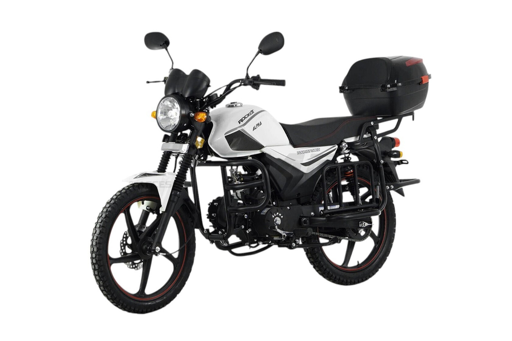 Мопед ROCKOT ALPHA TOURIST M-12 (белый глянцевый)