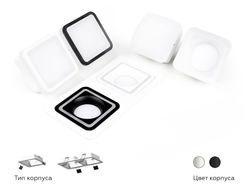 Ambrella Корпус светильника встраиваемый для насадок 70*70mm MR16 Корпуса 70x70mm C7906