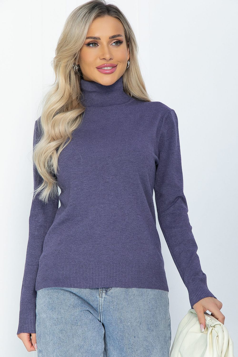 Водолазка Зимняя история (фиолетовая) Б14531-20М LT Collection