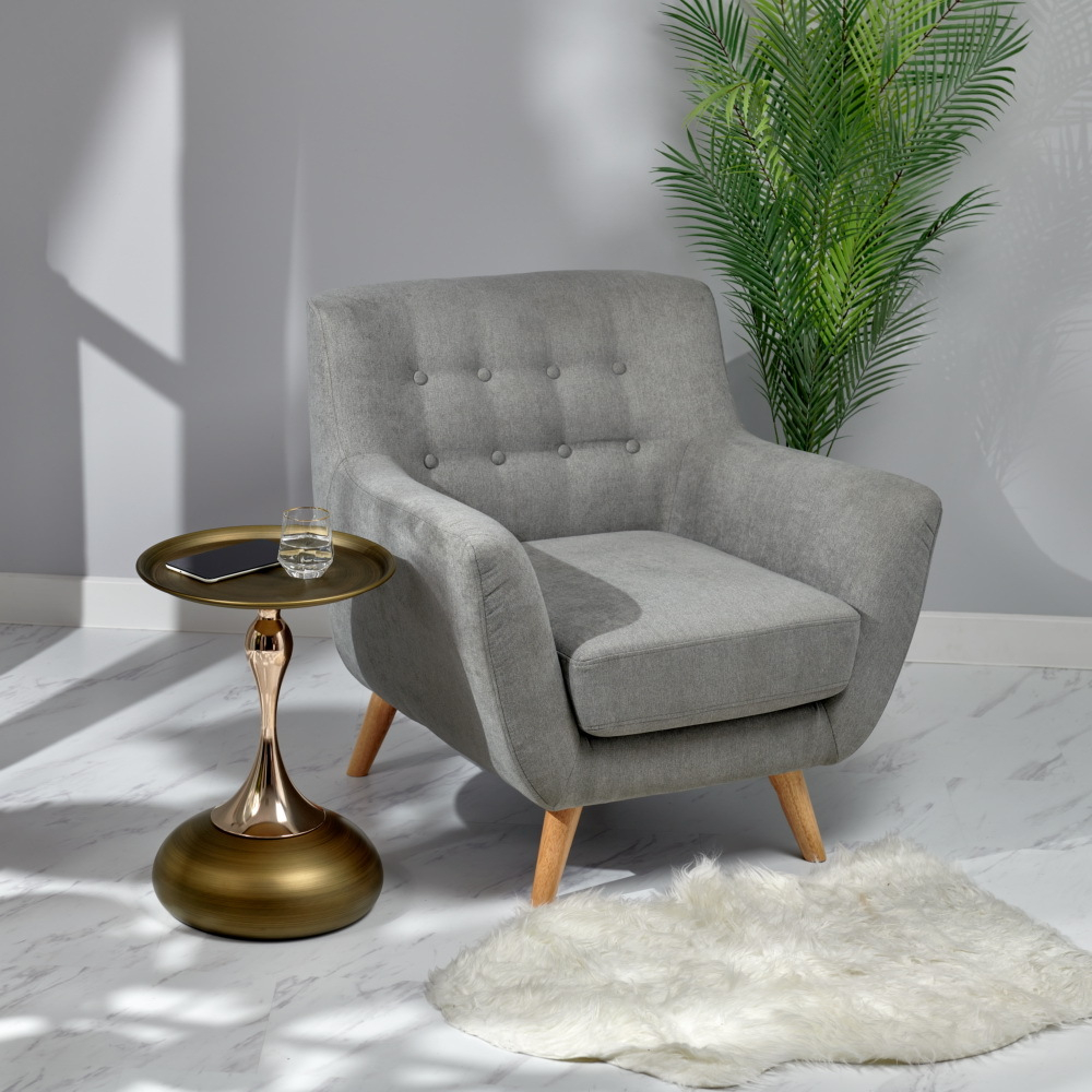 Кофейный столик Angel 40x55см, латунь, металл