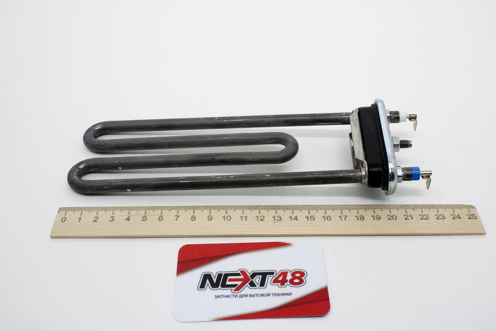 Тэн 1.40.003.05, 2000W, 267512, 3406125, с отверстием, с буртом, BOSCH THERMOWATT L=200mm,  HTR012BO