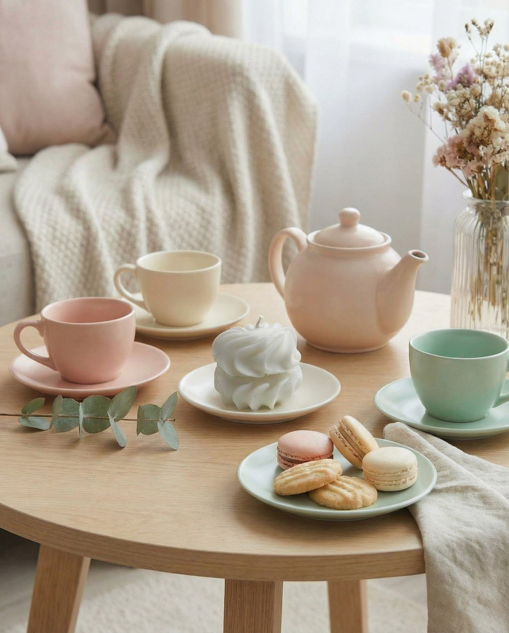 Набор свечей "Зефирки" (3 шт.)