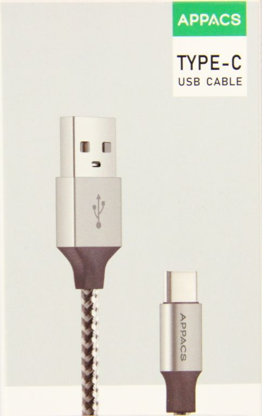Кабель APPACS AP03150a, Type-C, 5V/2.4A, 1 метр