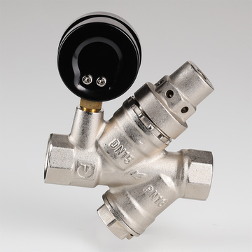 Редуктор давления Valtec 3/4", 2–5 бара, до +130 °C с фильтром и манометром (VT.082.N.05)