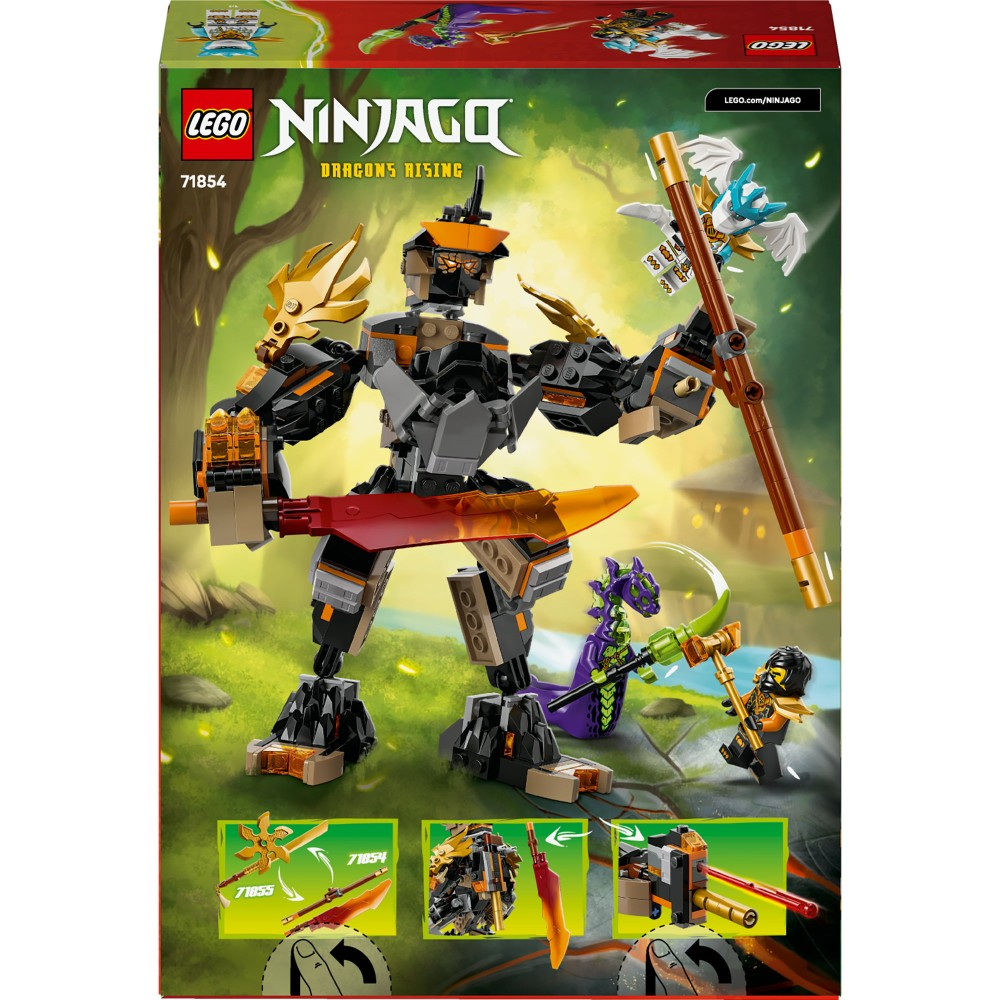 LEGO NINJAGO - Специальный мех Cole’a и Zane в драконьей броне 71854