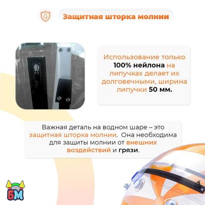 Аттракцион Водный шар ПВХ «Солнечный луч» 2*2*2 м