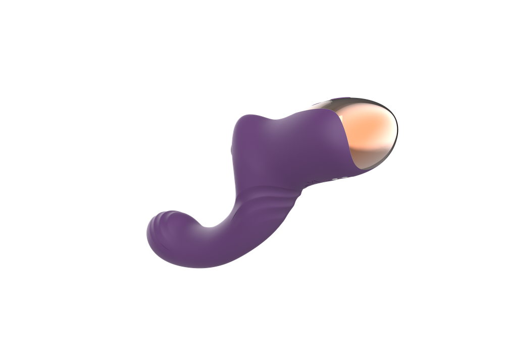 Вагинально-клиторальный вибратор Secwell SW3044-purple
