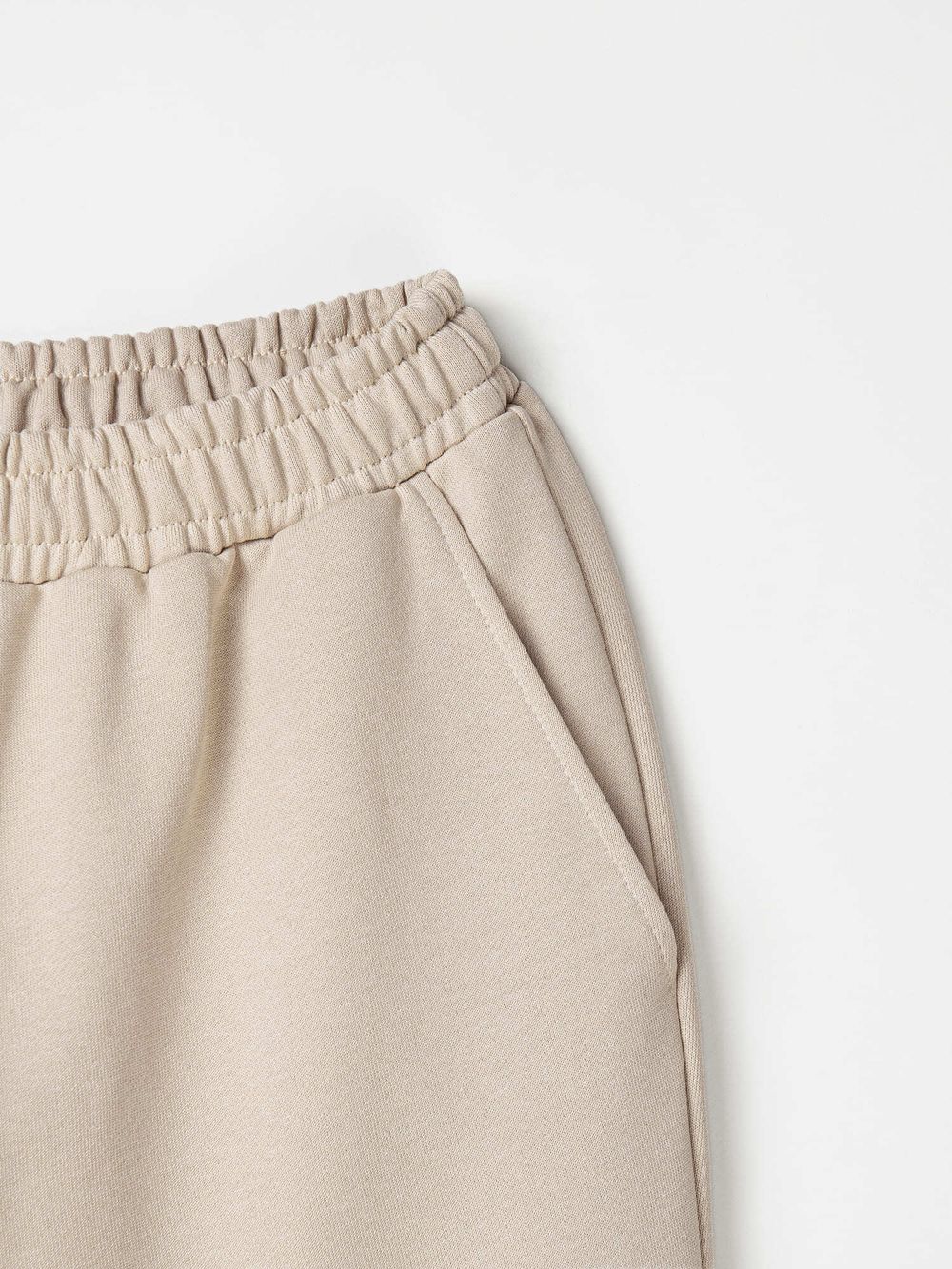 Джоггеры из 100% хлопка "Беж" женские