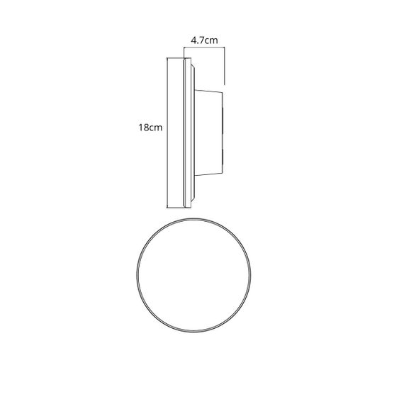 Уличный настенный светодиодный светильник Arte Lamp Nimbo A3412AL-1BK