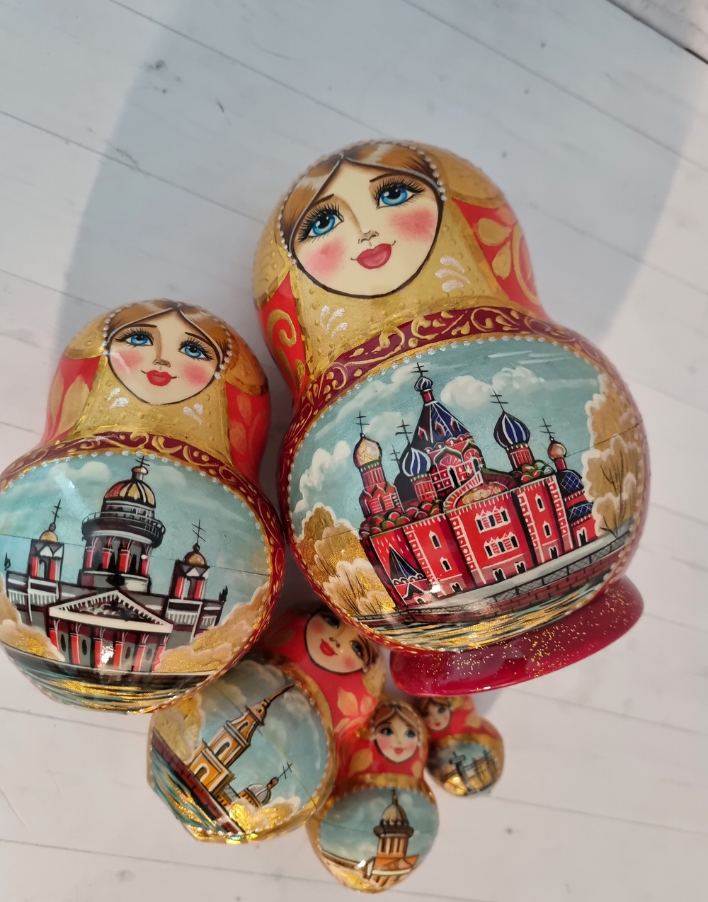 Матрешка "Санкт-Петербург" 5 мест