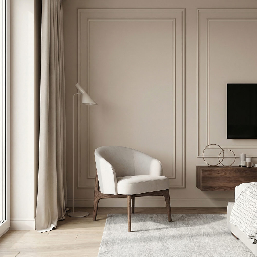 Дизайнерский стул MAGNOLIA замша 563