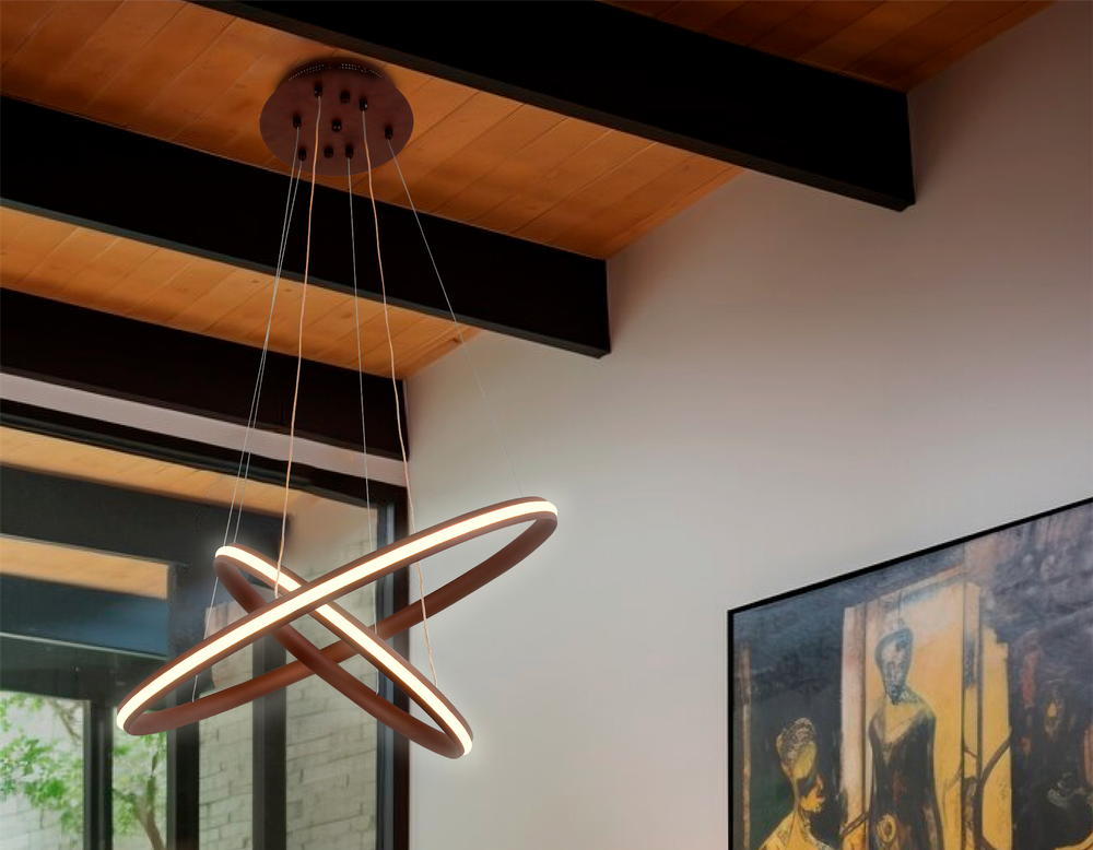 Ambrella Подвесной светодиодный светильник с пультом Line FL406