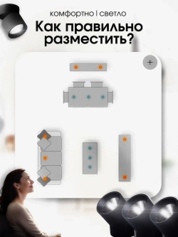 Спот светильник потолочно-настенный