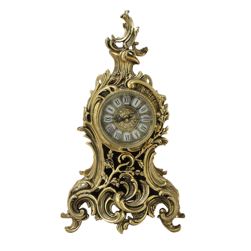 Bello De Bronze Каминные часы с канделябрами "Сильва Велло", "золото"