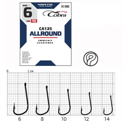 Крючки Cobra Allround STRUGER сер. CA125 разм. 014 10шт.