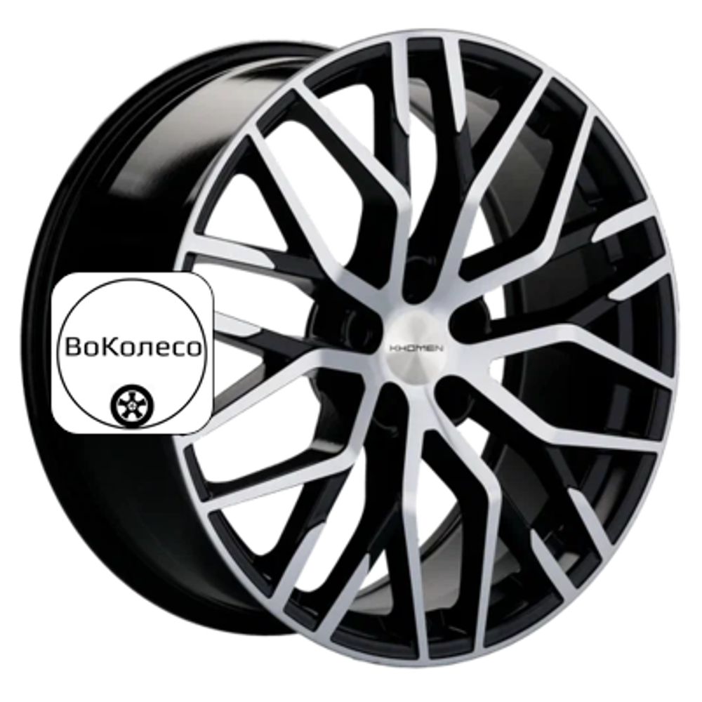 8,5x20/5x112 ET40 D66,6 KHW2005 (BMW) Black-FP Khomen Wheels